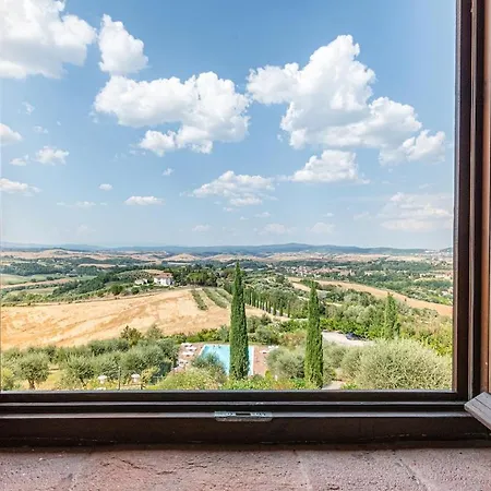 דירה Nel Cuore Della Toscana Con Piscina אסיאנו